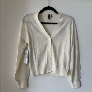 Marciano by guess cream cashmere cardigan in size xs